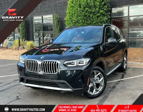 Black 2023 BMW X3 xDrive30i for sale in Sandy Springs, GA