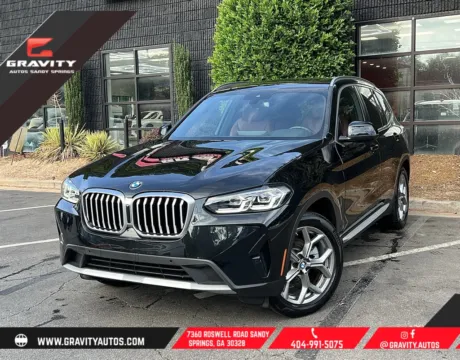 Black 2023 BMW X3 xDrive30i for sale in Sandy Springs, GA
