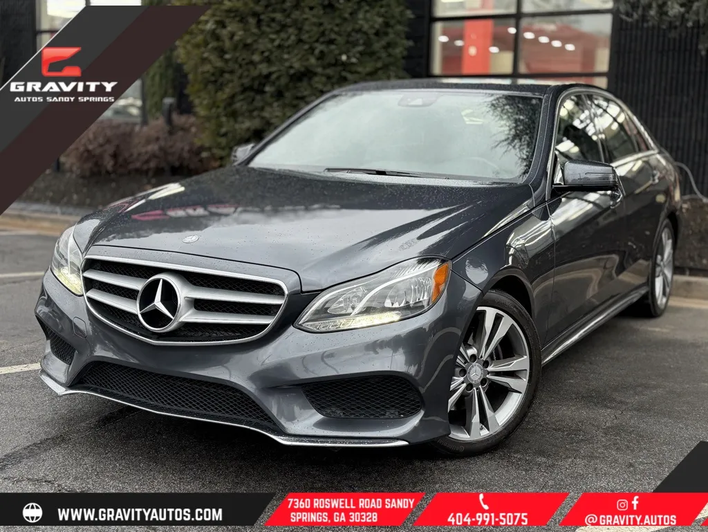 Gray 2016 Mercedes-Benz E-Class E 350 for sale in Sandy Springs, GA