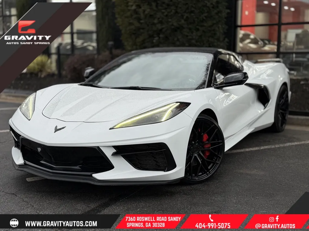 White 2023 Chevrolet Corvette Stingray for sale in Sandy Springs, GA