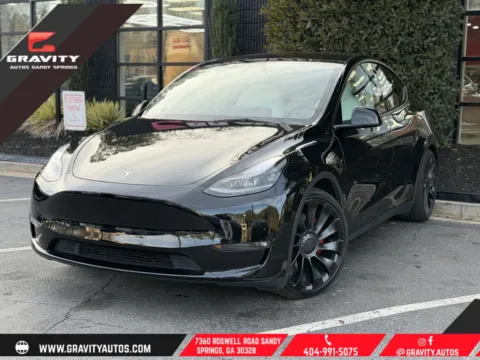 Blue 2023 Tesla Model Y Performance for sale in Sandy Springs, GA