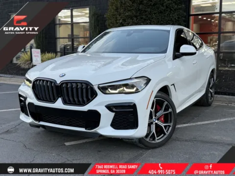 White 2022 BMW X6 xDrive40i for sale in Sandy Springs, GA