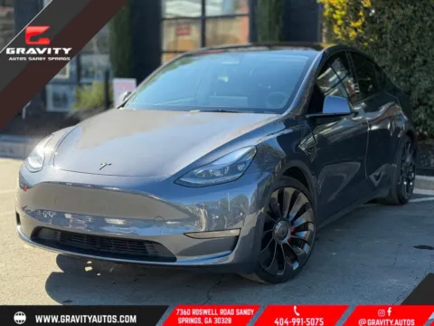 Blue 2022 Tesla Model Y Performance for sale in Sandy Springs, GA