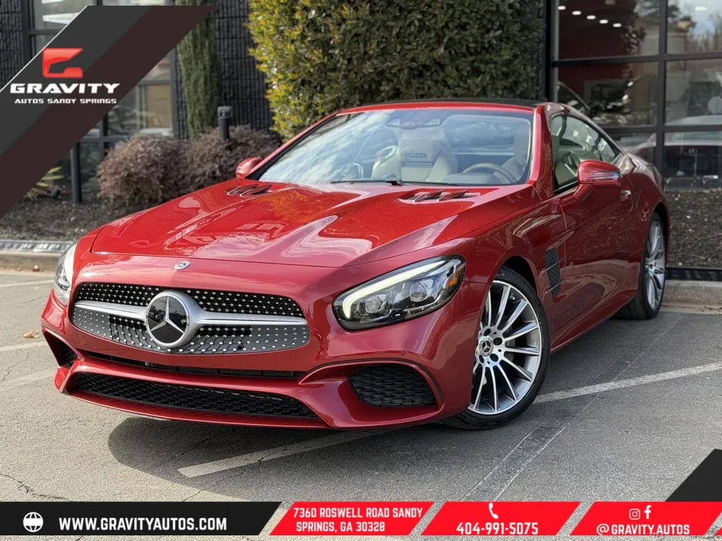 Red 2019 Mercedes-Benz SL-Class SL 550 for sale in Sandy Springs, GA