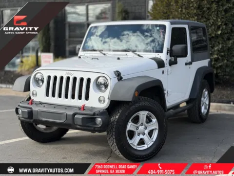 White 2014 Jeep Wrangler Sport for sale in Sandy Springs, GA