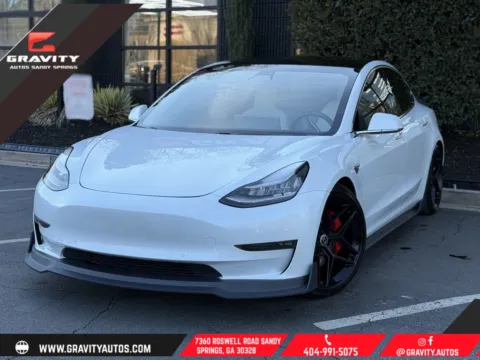 White 2020 Tesla Model 3 Performance for sale in Sandy Springs, GA