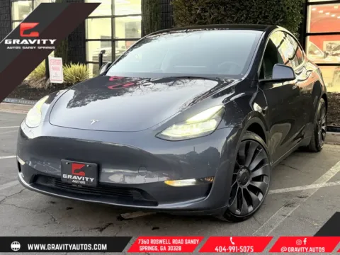 Silver 2021 Tesla Model Y Performance for sale in Sandy Springs, GA