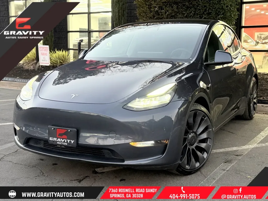 Silver 2021 Tesla Model Y Performance for sale in Sandy Springs, GA
