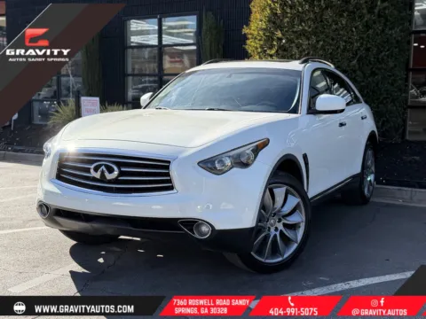 White 2013 INFINITI FX37 Limited Edition for sale in Sandy Springs, GA