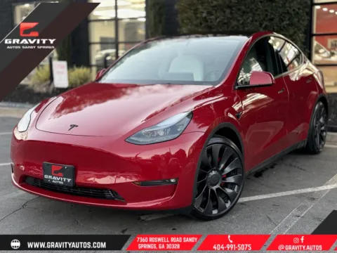 Red 2022 Tesla Model Y Performance for sale in Sandy Springs, GA