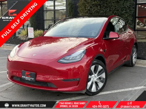 Red 2021 Tesla Model Y Long Range for sale in Sandy Springs, GA