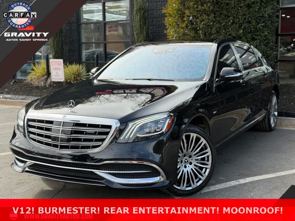 Black 2018 Mercedes-Benz S-Class Maybach S 650 for sale in Sandy Springs, GA
