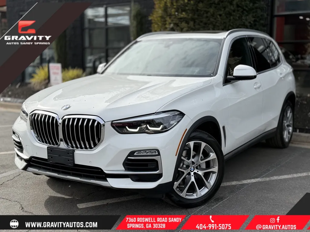 White 2021 BMW X5 xDrive40i for sale in Sandy Springs, GA