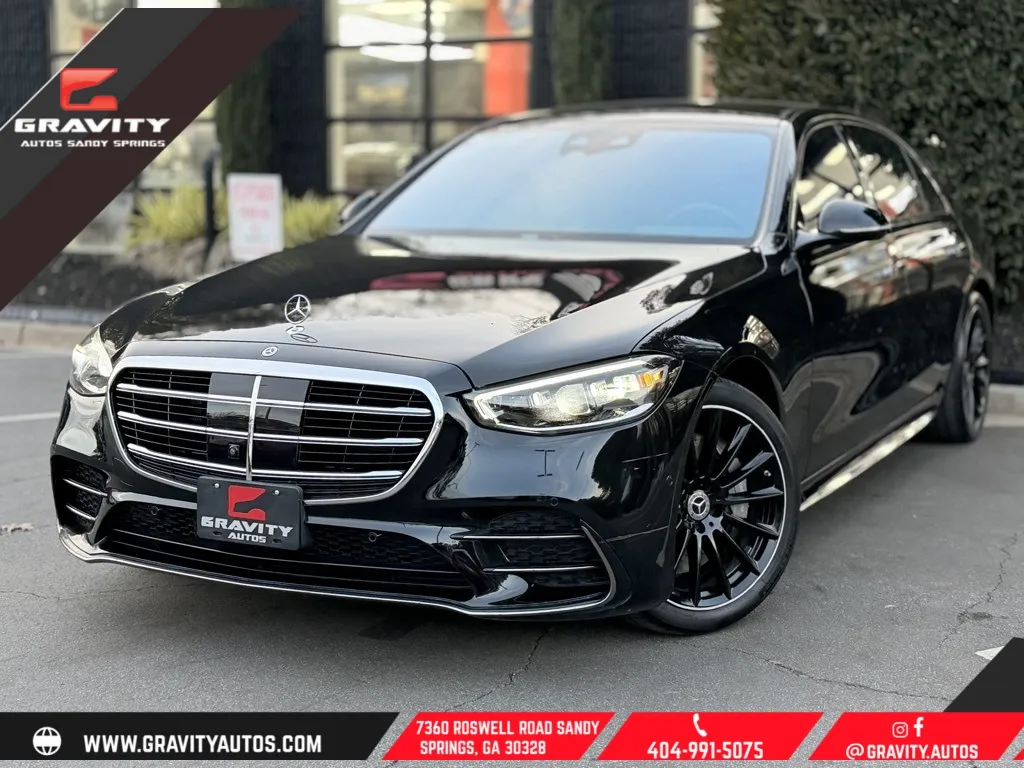 Black 2023 Mercedes-Benz S-Class S 500 for sale in Sandy Springs, GA