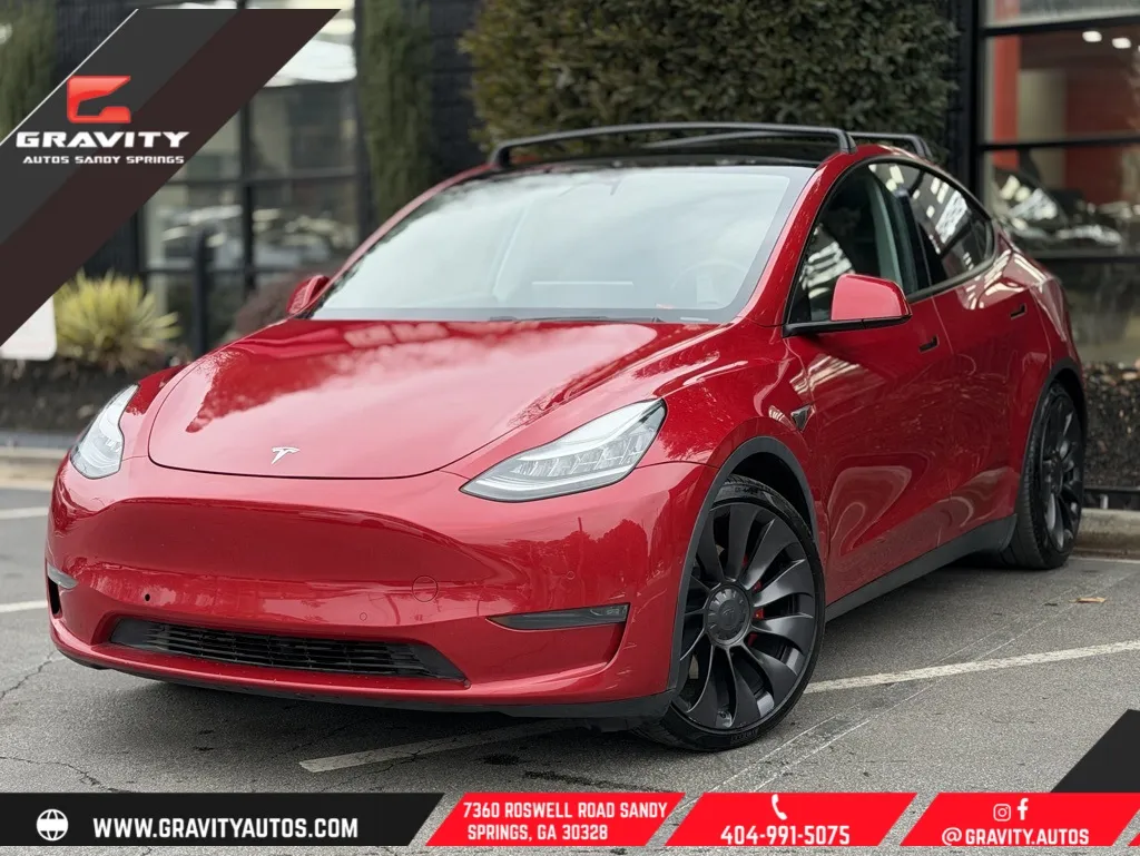 Red 2020 Tesla Model Y Performance for sale in Sandy Springs, GA