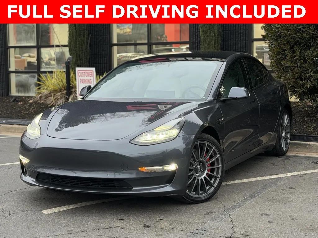 Blue 2021 Tesla Model 3 Performance for sale in Sandy Springs, GA