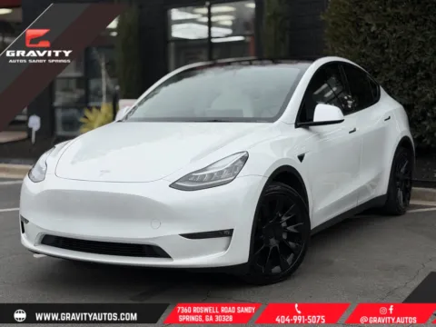 White 2021 Tesla Model Y Long Range for sale in Sandy Springs, GA