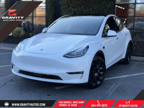 White 2021 Tesla Model Y Long Range for sale in Sandy Springs, GA