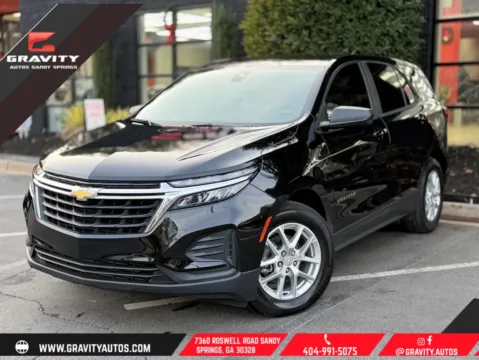 Black 2023 Chevrolet Equinox LS for sale in Sandy Springs, GA