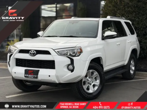 Red 2018 Toyota 4Runner SR5 Premium for sale in Sandy Springs, GA