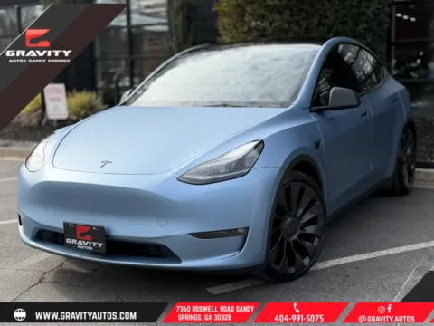 Blue 2023 Tesla Model Y Performance for sale in Sandy Springs, GA