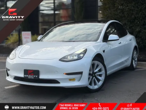 Blue 2022 Tesla Model 3 for sale in Sandy Springs, GA