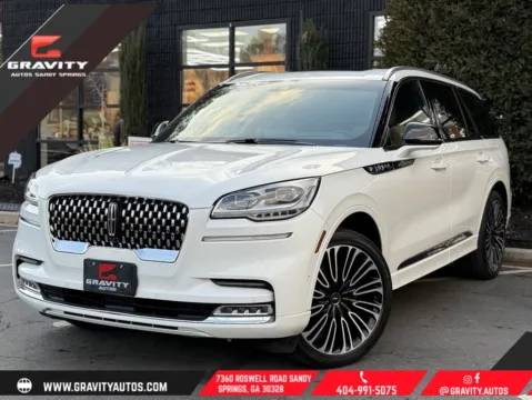 White 2023 Lincoln Aviator Black Label for sale in Sandy Springs, GA