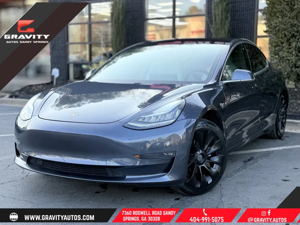 Blue 2018 Tesla Model 3 Mid Range for sale in Sandy Springs, GA