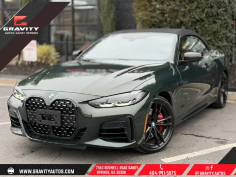 Green 2023 BMW 4 Series M440i xDrive for sale in Sandy Springs, GA