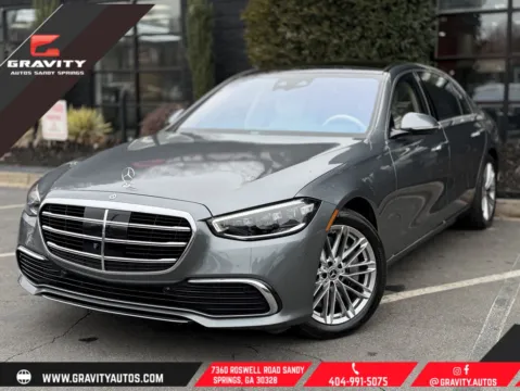 Black 2023 Mercedes-Benz S-Class S 580 for sale in Sandy Springs, GA
