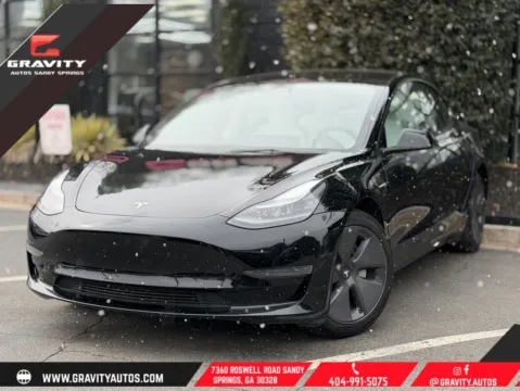 Black 2023 Tesla Model 3 for sale in Sandy Springs, GA