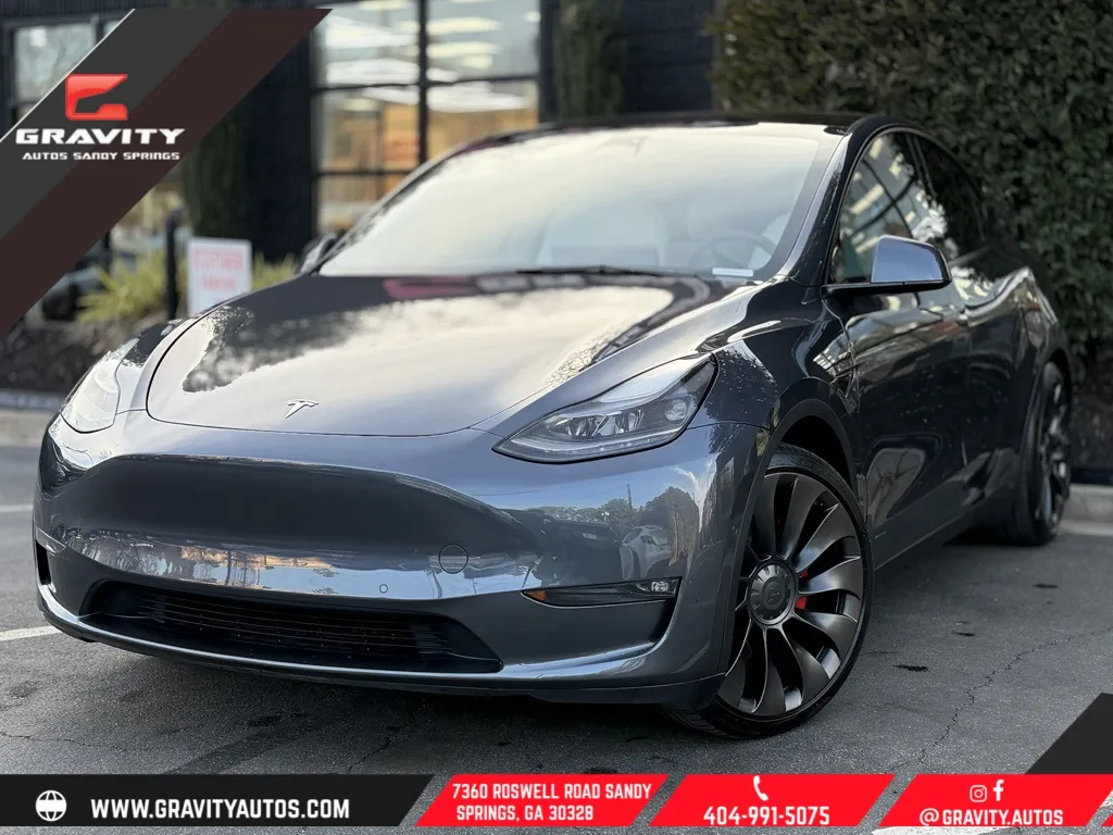 Blue 2022 Tesla Model Y Performance for sale in Sandy Springs, GA