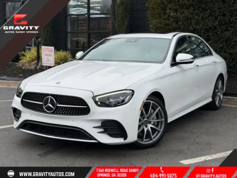 Black 2022 Mercedes-Benz E-Class E 350 for sale in Sandy Springs, GA