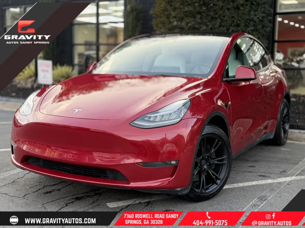 Red 2021 Tesla Model Y Long Range for sale in Sandy Springs, GA