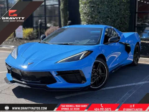 Blue 2023 Chevrolet Corvette Stingray for sale in Sandy Springs, GA