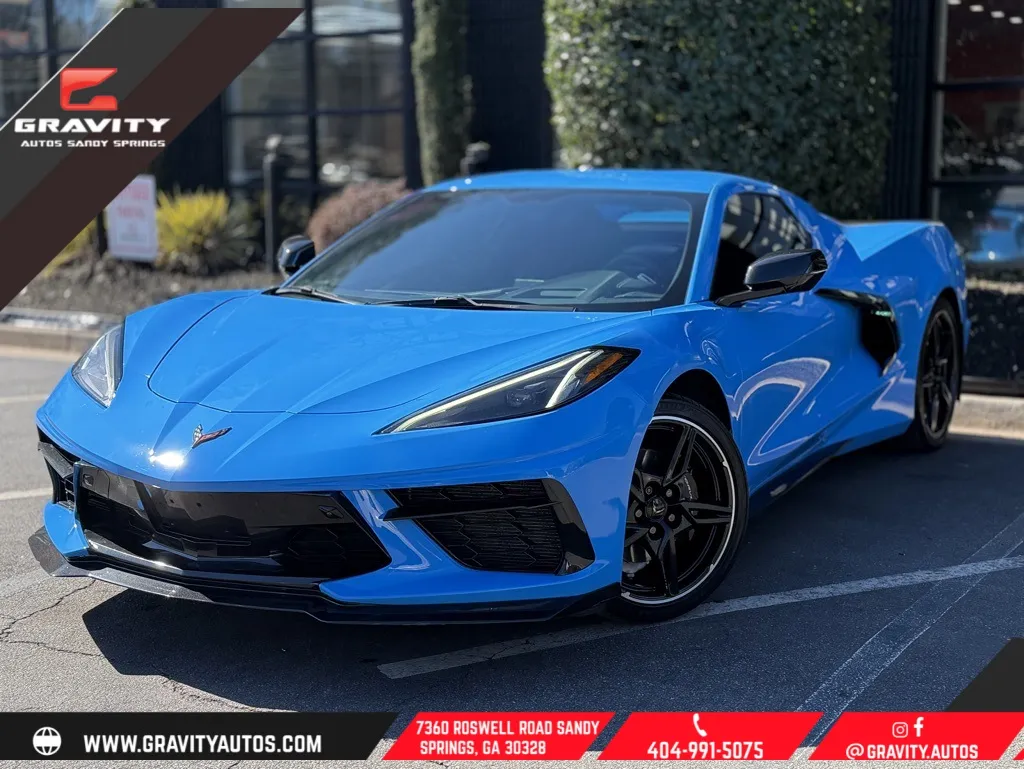 Blue 2023 Chevrolet Corvette Stingray for sale in Sandy Springs, GA