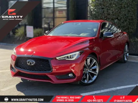 Red 2021 INFINITI Q60 Red Sport 400 for sale in Sandy Springs, GA