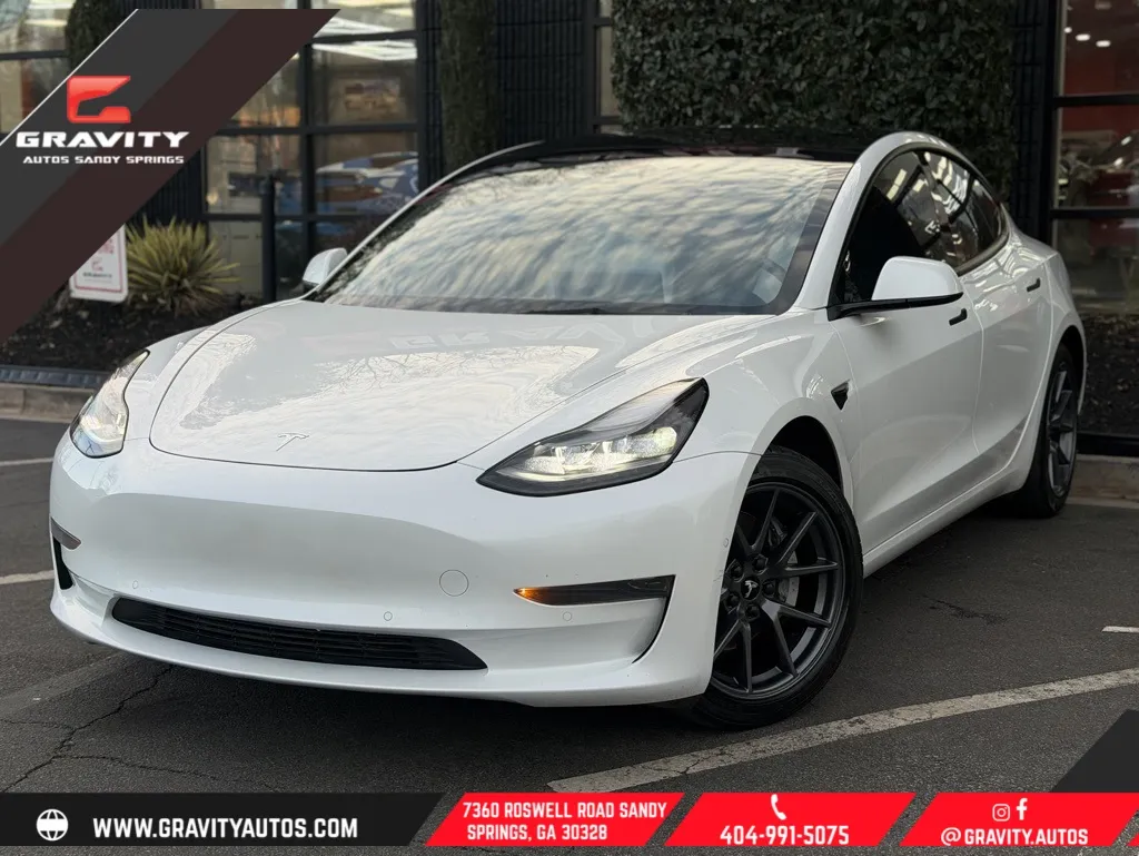 White 2022 Tesla Model 3 for sale in Sandy Springs, GA
