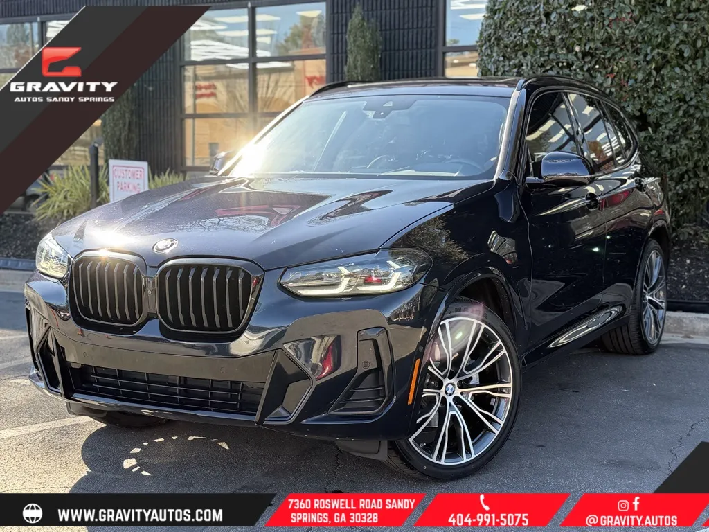 Black 2023 BMW X3 sDrive30i for sale in Sandy Springs, GA