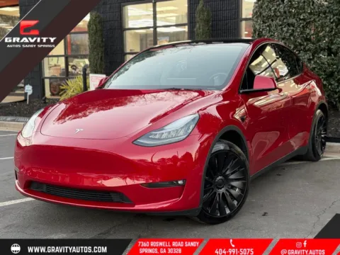 Red 2021 Tesla Model Y Long Range for sale in Sandy Springs, GA