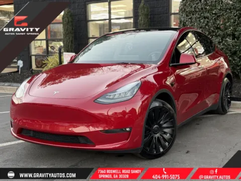 Red 2021 Tesla Model Y Long Range for sale in Sandy Springs, GA