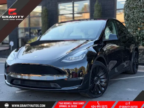 Black 2021 Tesla Model Y Long Range for sale in Sandy Springs, GA