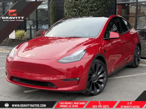 Red 2023 Tesla Model Y Performance for sale in Sandy Springs, GA