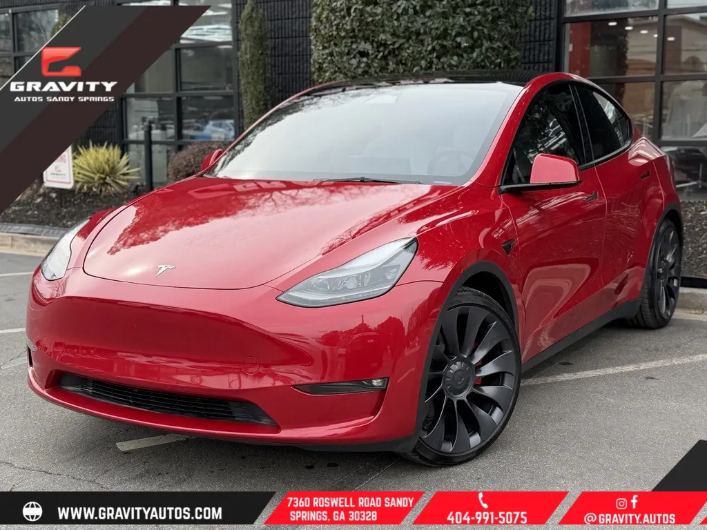 Red 2023 Tesla Model Y Performance for sale in Sandy Springs, GA