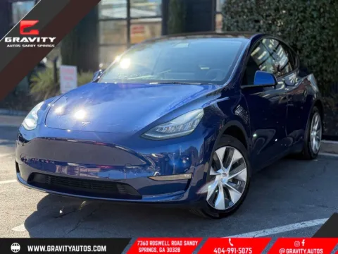 Blue 2021 Tesla Model Y Long Range for sale in Sandy Springs, GA