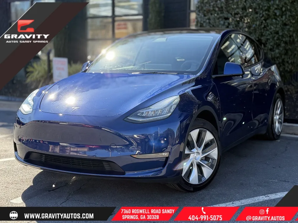 Blue 2021 Tesla Model Y Long Range for sale in Sandy Springs, GA