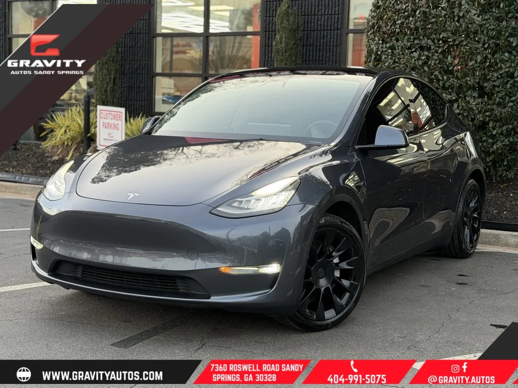 Blue 2021 Tesla Model Y Long Range for sale in Sandy Springs, GA