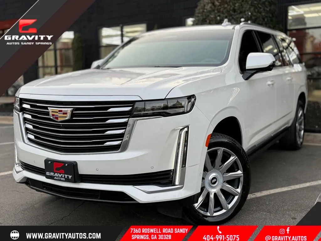 White 2024 Cadillac Escalade ESV Premium Luxury Platinum for sale in Sandy Springs, GA