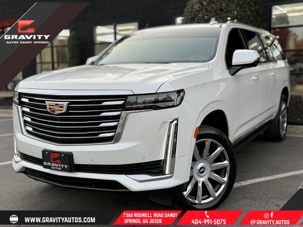 White 2024 Cadillac Escalade ESV Premium Luxury Platinum for sale in Sandy Springs, GA