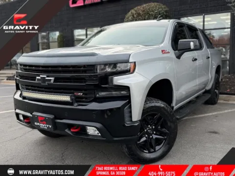 Silver 2019 Chevrolet Silverado 1500 LT Trail Boss for sale in Sandy Springs, GA